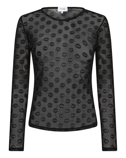 Leveté Room - LR-Tela 1 Bluse - Black Combi